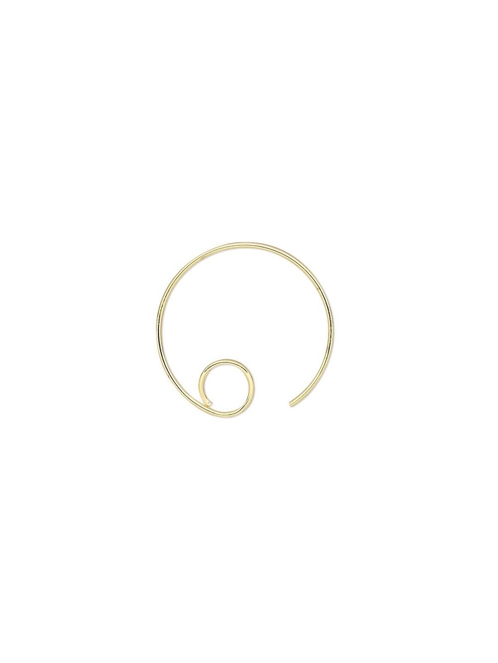 10 Gold 14K Plated Fancy Round Circles Ear Wires Earring Findings